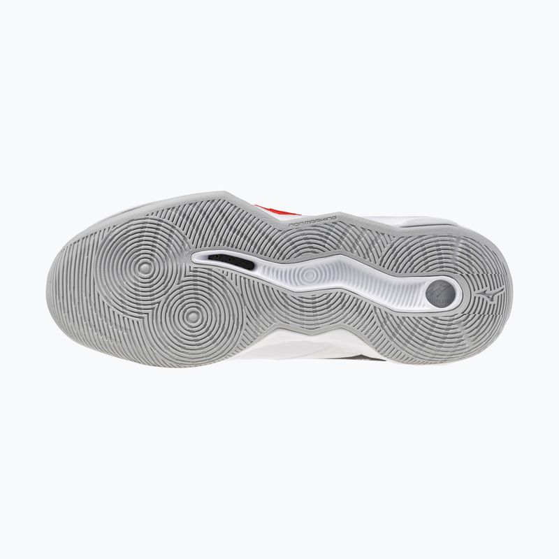 Кросівки волейбольні Mizuno Wave Momentum Pro white/black/fiery red 4