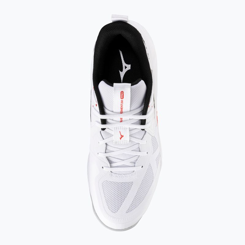 Кросівки волейбольні Mizuno Wave Momentum Pro white/black/fiery red 5