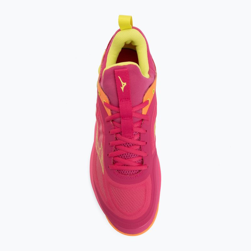 Кросівки волейбольні Mizuno Wave Luminous 3 mugen pink tetra/fortune yellow/ligh 5