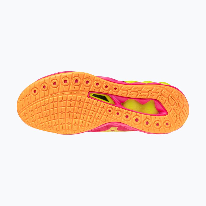 Кросівки волейбольні Mizuno Wave Luminous 3 mugen pink tetra/fortune yellow/ligh 4