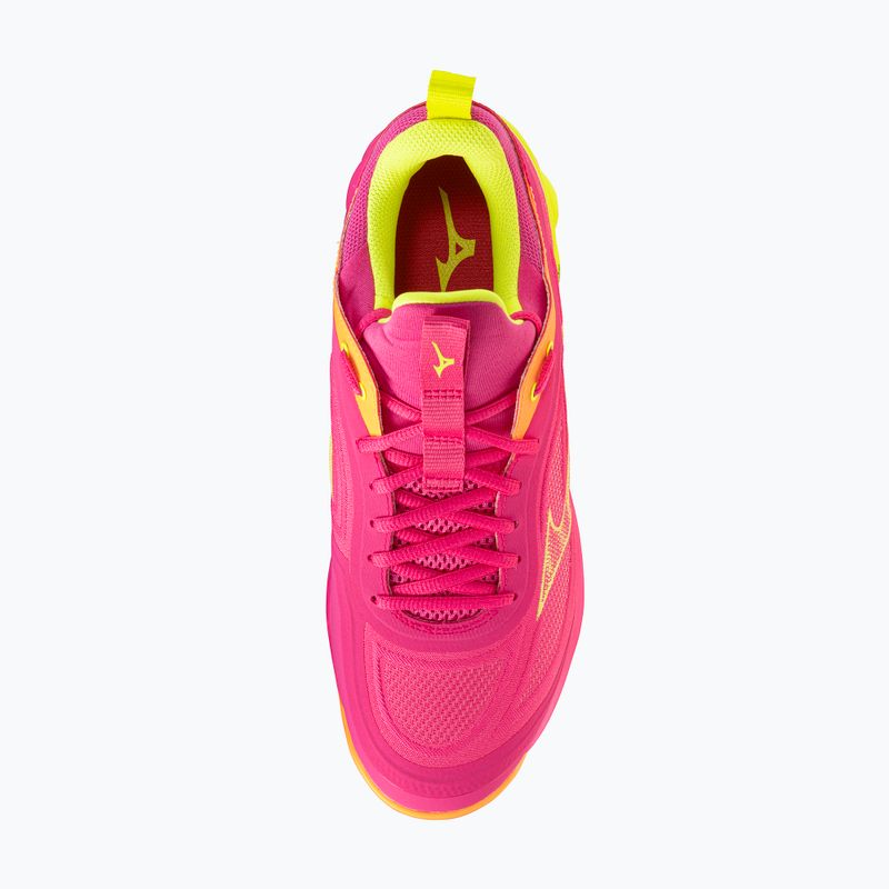 Кросівки волейбольні Mizuno Wave Luminous 3 mugen pink tetra/fortune yellow/ligh 5