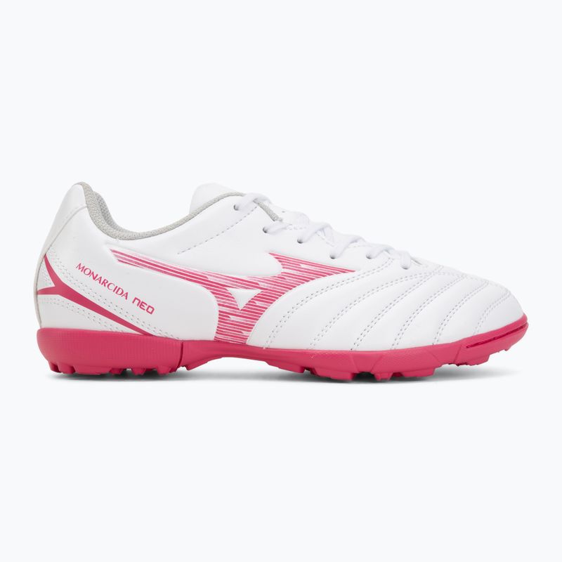 Кросівки футбольні дитячі Mizuno Monarcida Neo III Select Jr AS white/fuchsia purple 2