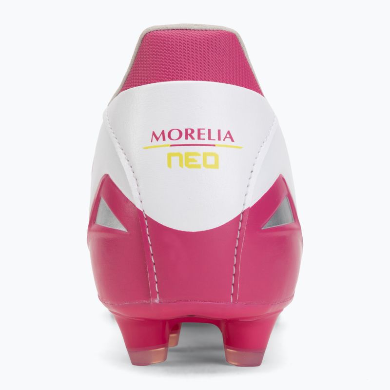 Кросівки футбольні Mizuno Morelia Neo IV Pro FG white/fuchsia purple/fuchsia purple 6