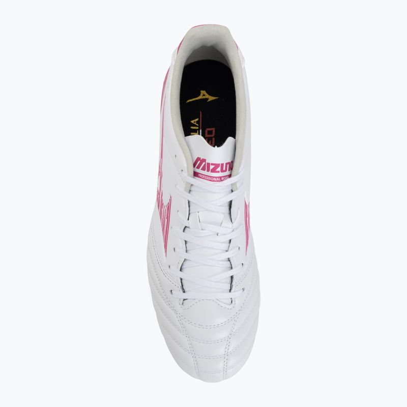 Кросівки футбольні Mizuno Morelia Neo IV Pro AG white/fuchsia purple/fuchsia purple 5