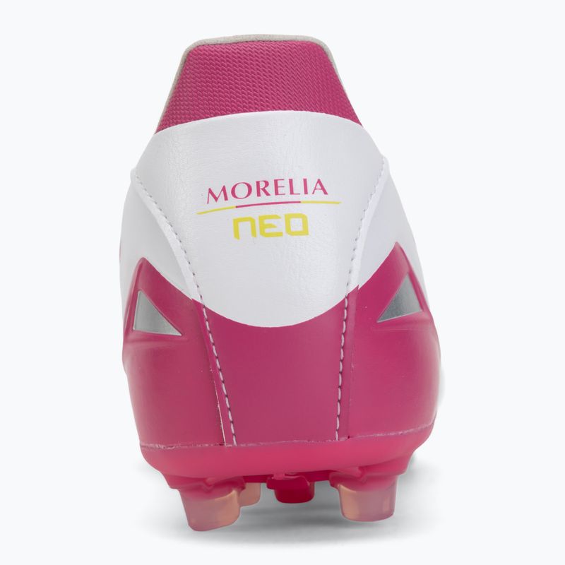 Кросівки футбольні Mizuno Morelia Neo IV Pro AG white/fuchsia purple/fuchsia purple 6