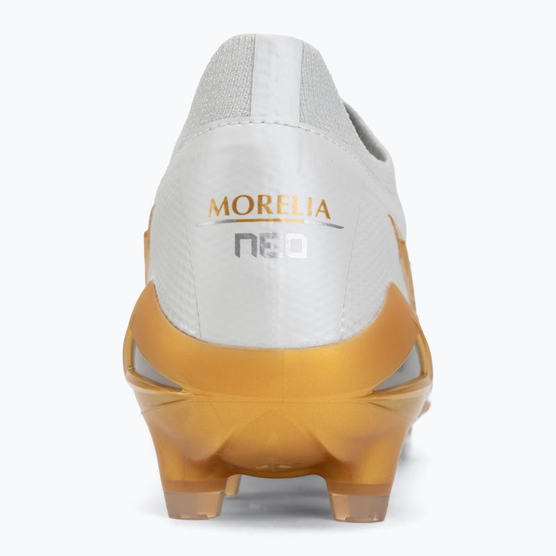Кросівки футбольні Mizuno Morelia Neo IV Beta Japan FG white/mp gold/cool gray 3c 6