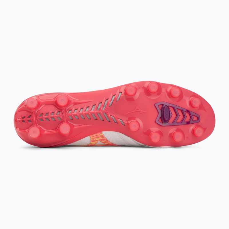 Кросівки футбольні Mizuno Morelia Neo IV Beta Japan FG white/pink tetra/fuchsia purple 4
