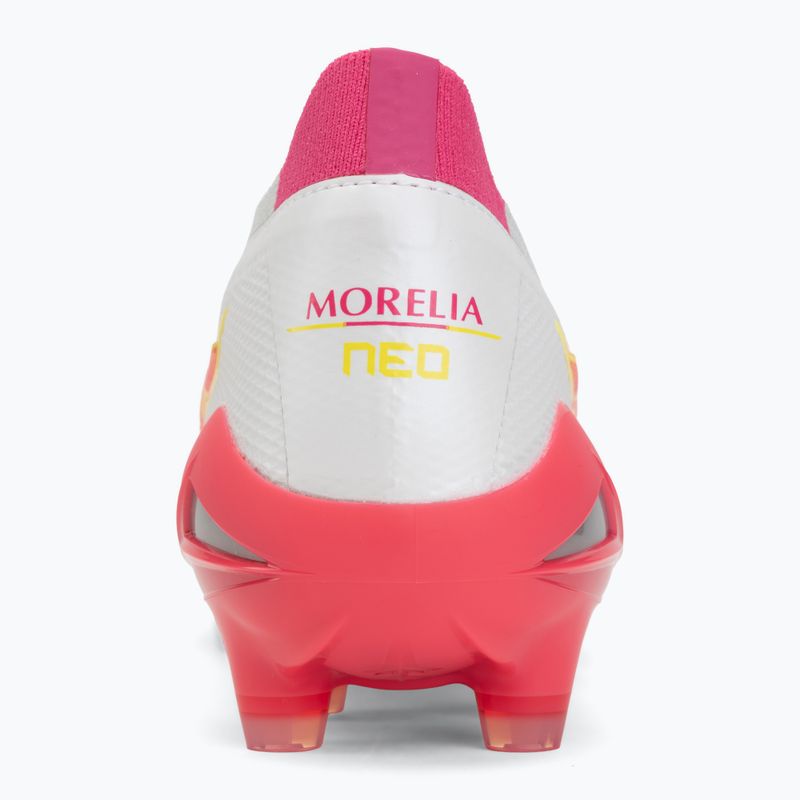 Кросівки футбольні Mizuno Morelia Neo IV Beta Japan FG white/pink tetra/fuchsia purple 6