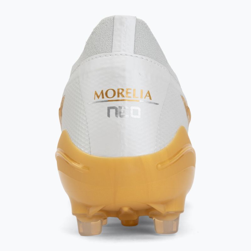 Кросівки футбольні Mizuno Morelia Neo IV Beta Japan AG white/mp gold/cool gray 3c 6