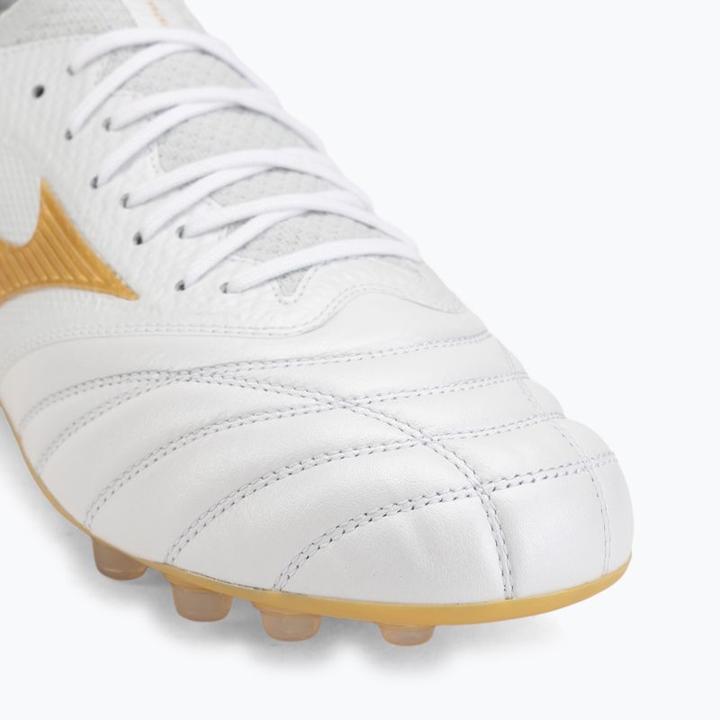 Кросівки футбольні Mizuno Morelia Neo IV Beta Japan AG white/mp gold/cool gray 3c 7