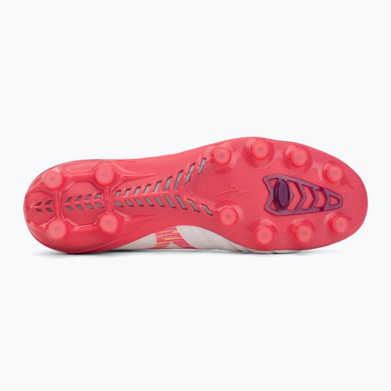 Кросівки футбольні Mizuno Morelia Neo IV Beta Elite FG white/pink tetra/fuchsia purple 4