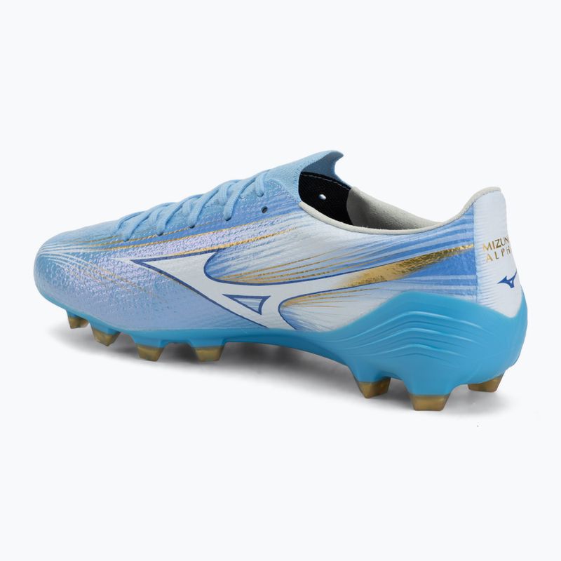 Кросівки футбольні Mizuno Alfa III Elite FG celeste/white 3