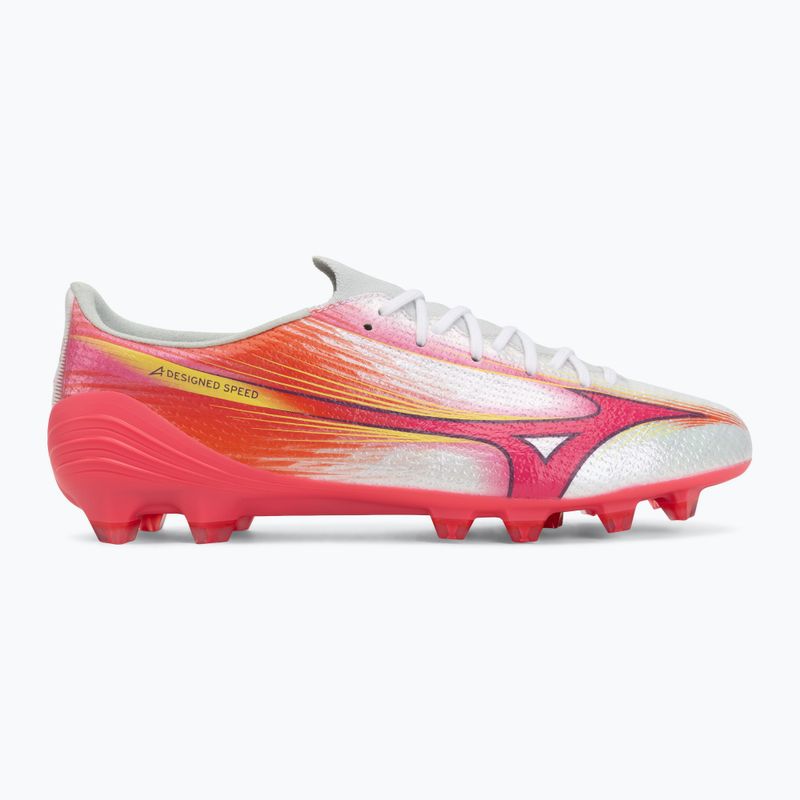 Кросівки футбольні Mizuno Alfa III Elite FG white/fuchsia purple 2
