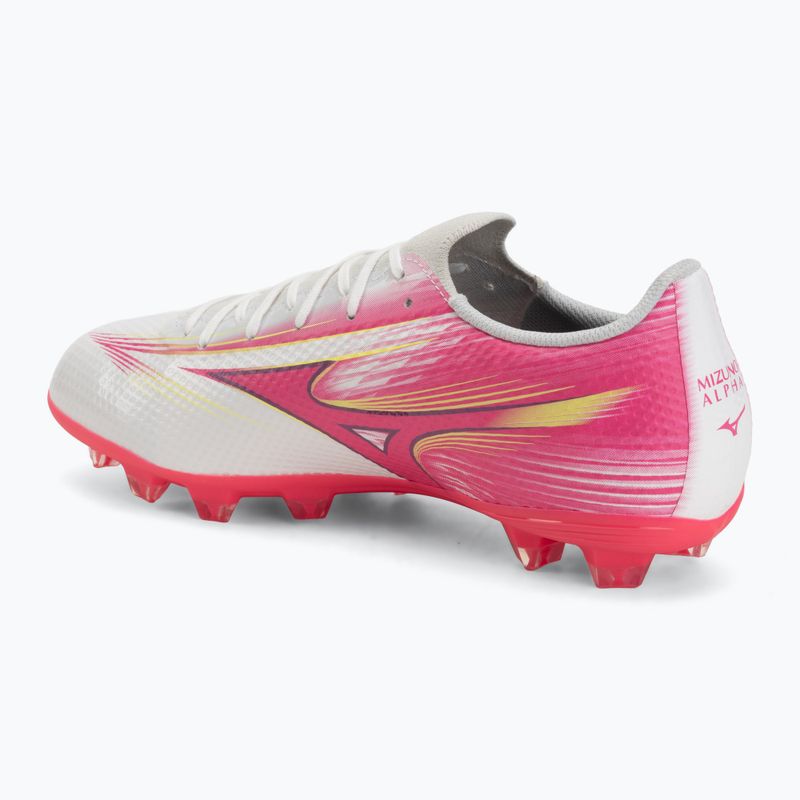 Кросівки футбольні Mizuno Alfa III Select FG white/fuchsia purple 3