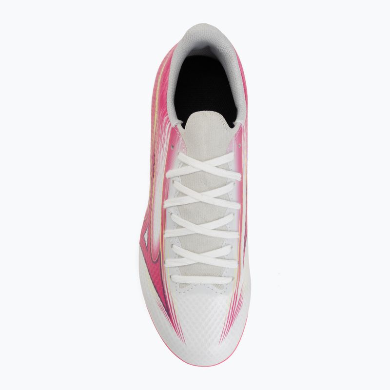 Кросівки футбольні дитячі Mizuno Alfa III Select Jr FG white/fuchsia purple 5
