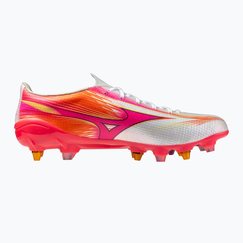 Кросівки футбольні Mizuno Alpha III Japan Mix white/fuchsia purple 2