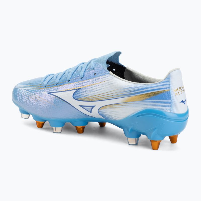 Кросівки футбольні Mizuno Alfa III Elite Mix celeste/white 3
