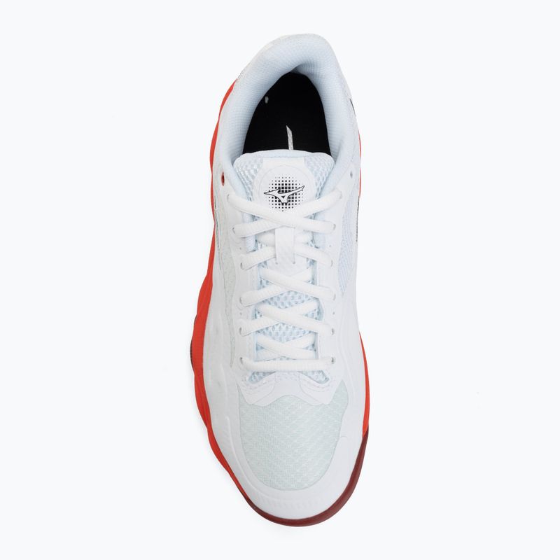 Кросівки тенісні чоловічі Mizuno Wave Enforce Court CC fiery red/white/sun-dried tomato 5