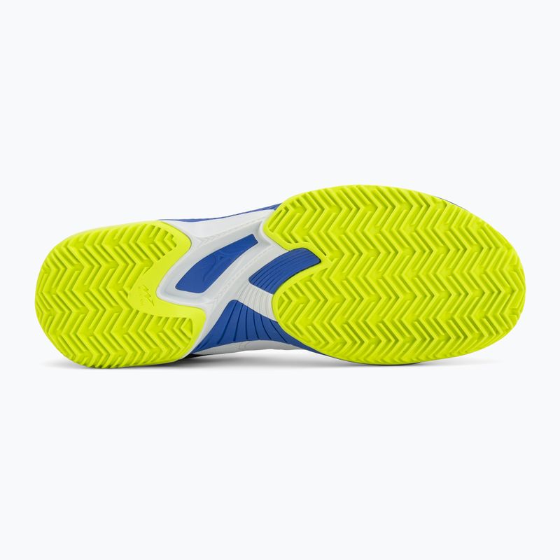 Кросівки тенісні Mizuno Wave Exceed Court CC white/dazzling blue/lightning 4