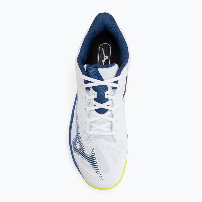 Кросівки тенісні Mizuno Wave Exceed Court CC white/dazzling blue/lightning 5