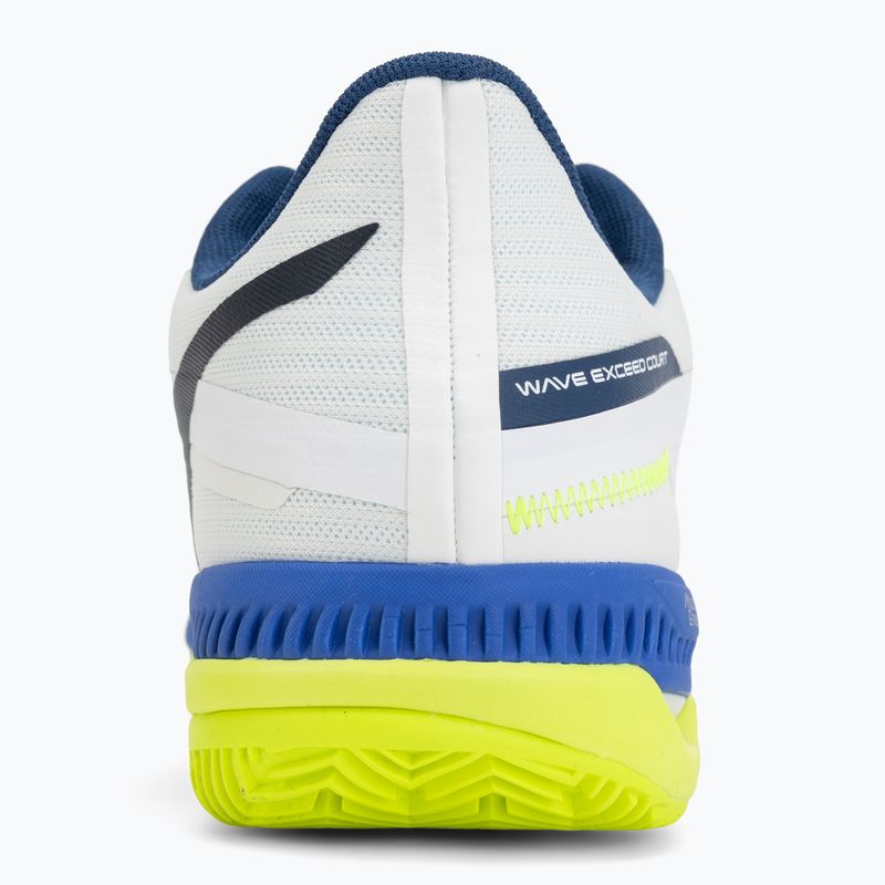 Кросівки тенісні Mizuno Wave Exceed Court CC white/dazzling blue/lightning 6
