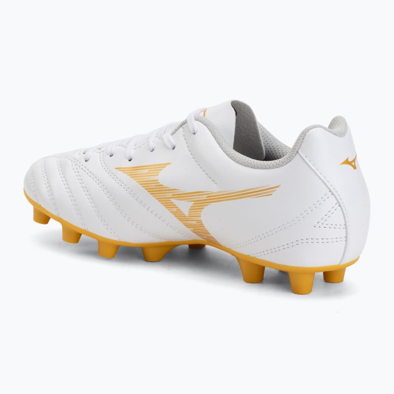 Кросівки футбольні дитячі Mizuno Monarcida Neo III Select FG white/mp gold 3