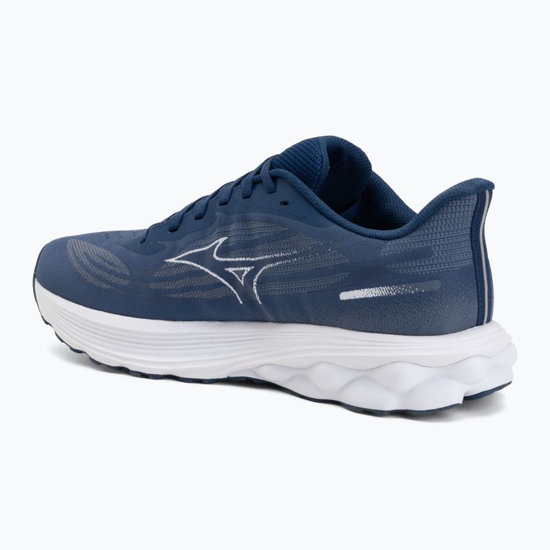 Кросівки для бігу чоловічі Mizuno Wave Skyrise 7 estate blue/white/coral rose 3