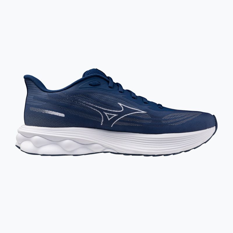 Кросівки для бігу чоловічі Mizuno Wave Skyrise 7 estate blue/white/coral rose 2