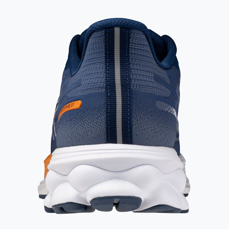 Кросівки для бігу чоловічі Mizuno Wave Skyrise 7 estate blue/white/coral rose 3