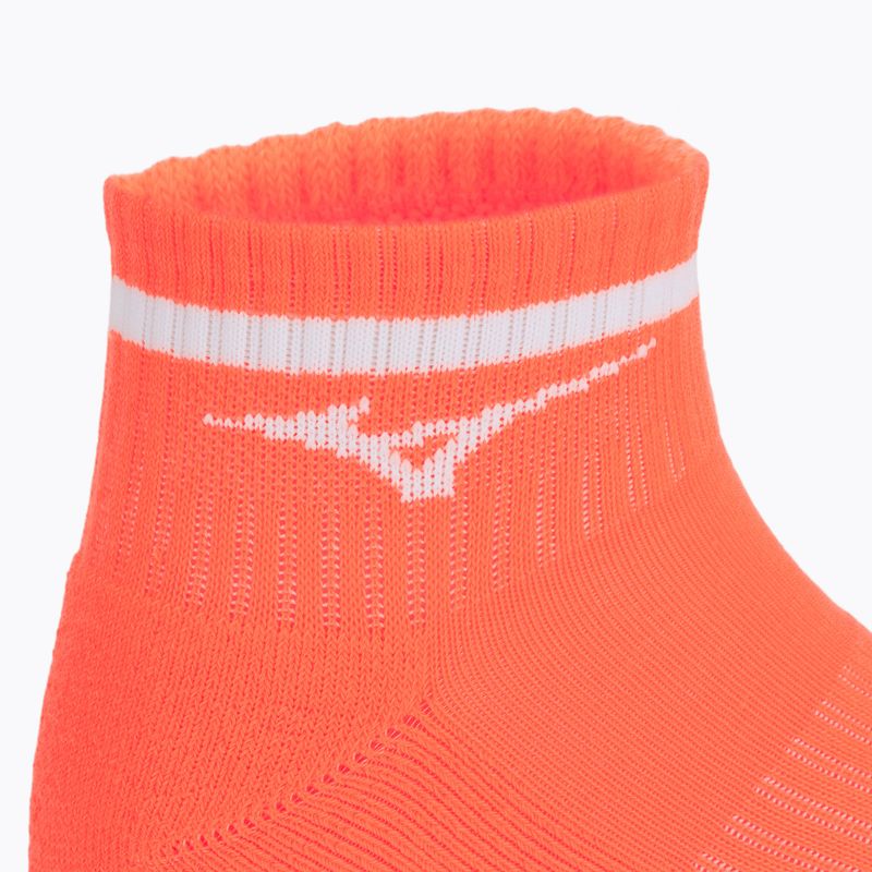 Шкарпетки Mizuno Training Mid With Line Lava Orange 3