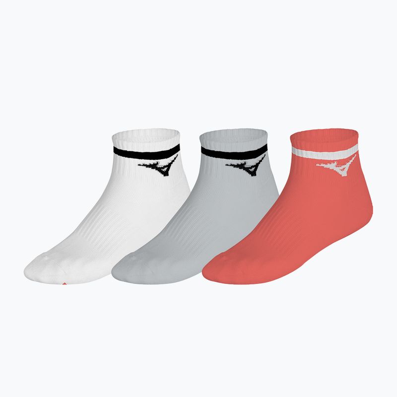 Шкарпетки Mizuno Training With Line white/cloudspace/lava orange 8