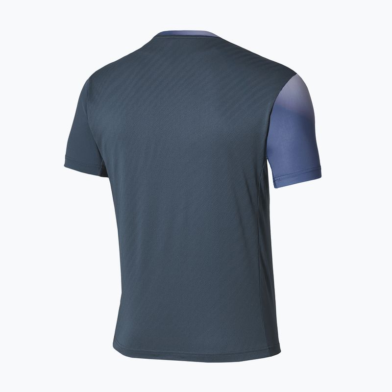 Футболка тенісна чоловіча Mizuno Graphic Short Sleeve Tee insigna blue 2