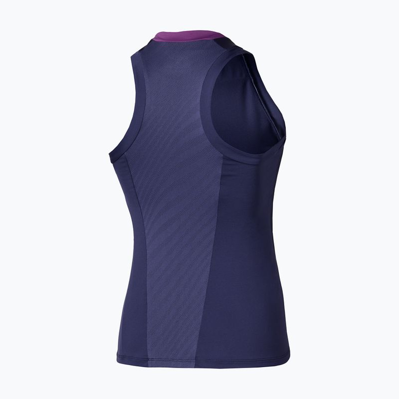 Футболка для тенісу жіноча Mizuno Tennis Tank beacon blue 2