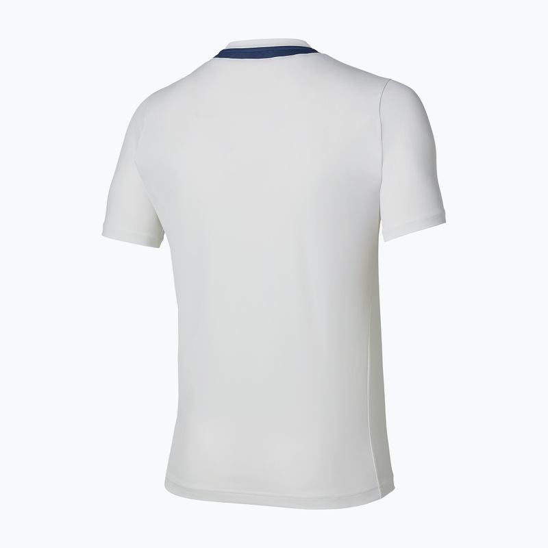 Футболка тенісна чоловіча Mizuno Tennis Core Short Sleeve Tee white/insignia blue 2