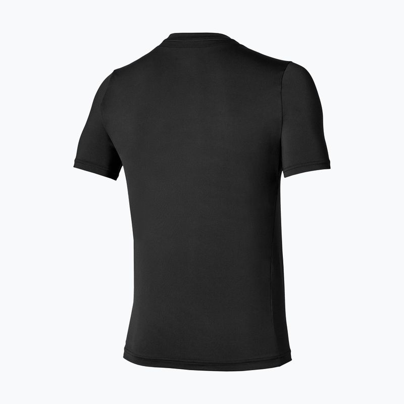 Футболка тенісна чоловіча Mizuno Tennis Core Short Sleeve Tee black/black 2
