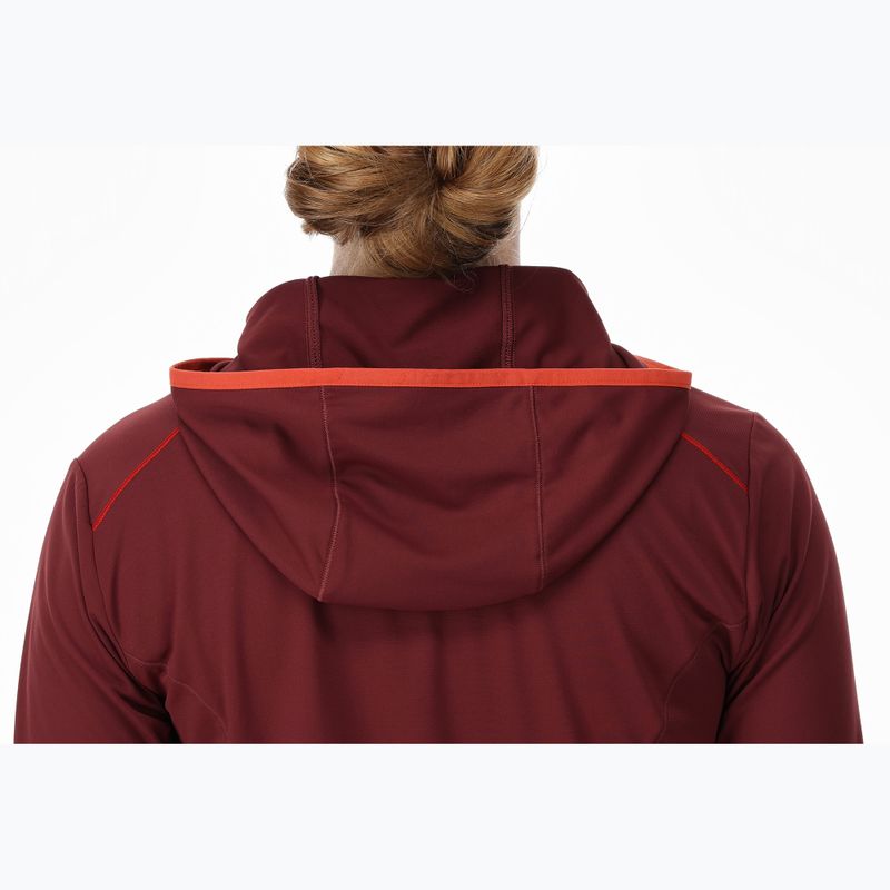 Кофта трекінгова жіноча Rab Force Hoody deep heather 4