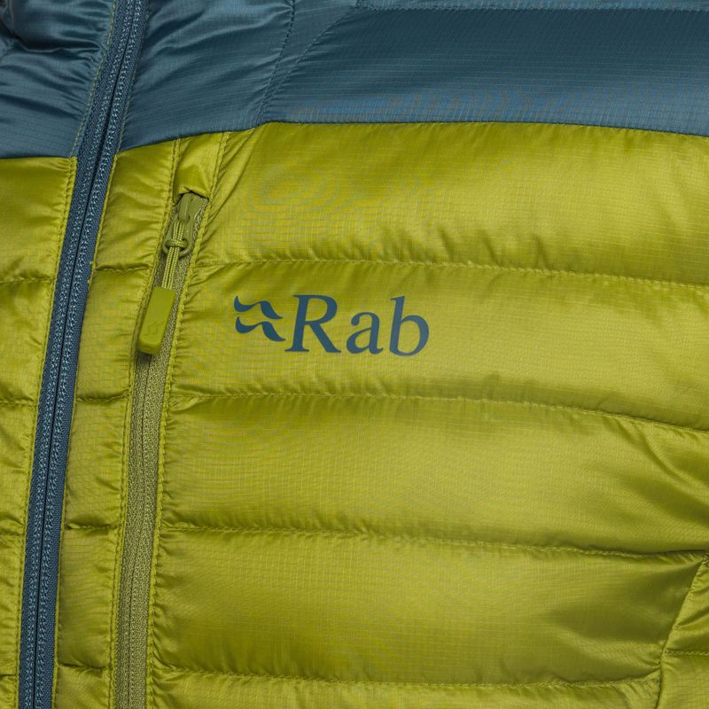 Пуховик чоловічий Rab Microlight Alpine блакитний QDB-12-OBA 6