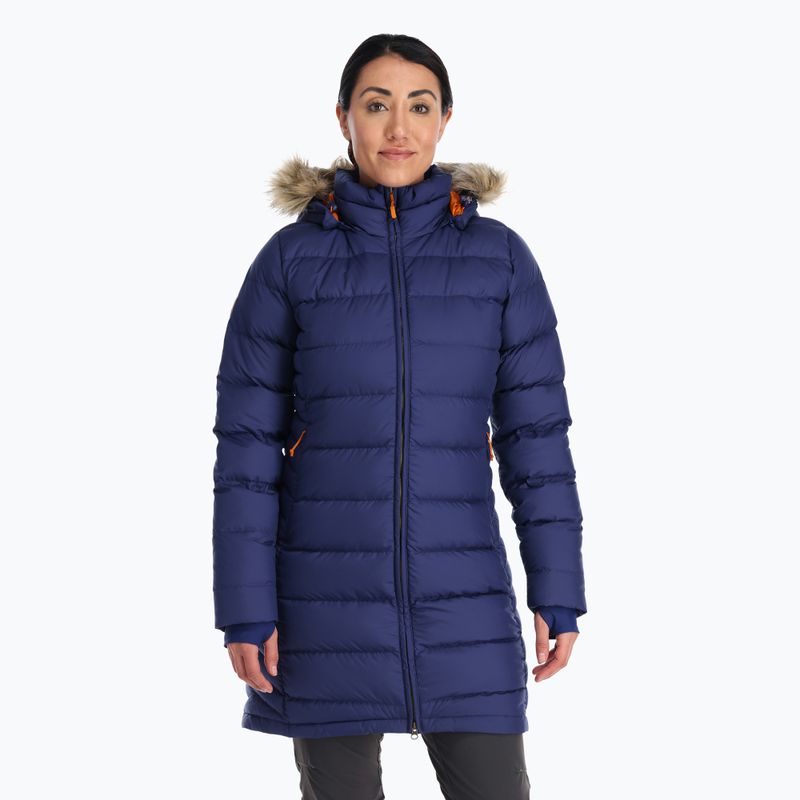 Пуховик жіночий Rab Deep Cover Parka patriot blue