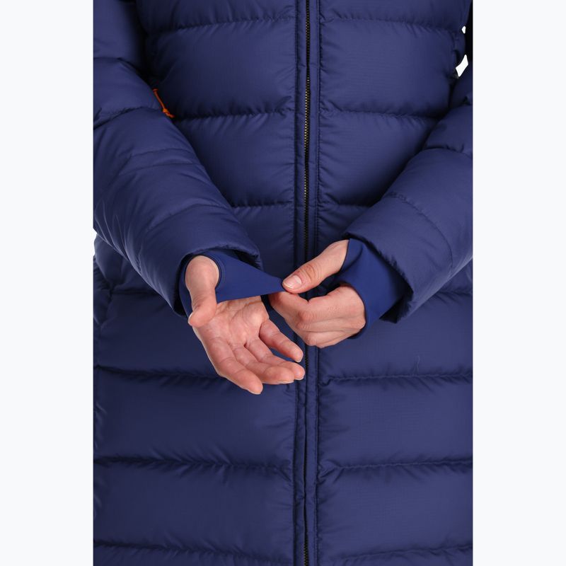 Пуховик жіночий Rab Deep Cover Parka patriot blue 7