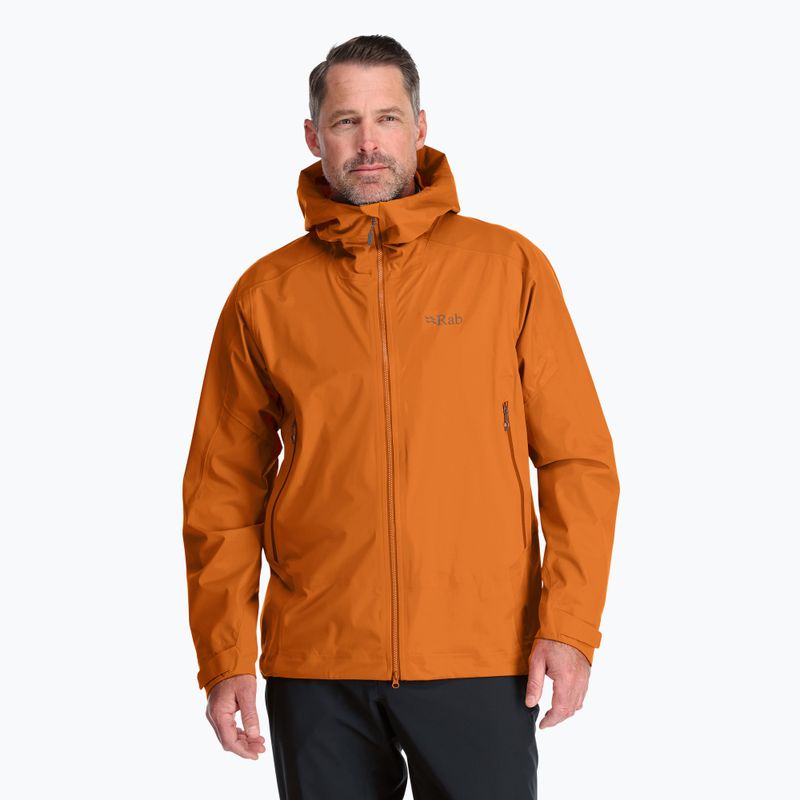 Куртка дощовик чоловіча Rab Kinetic Alpine 2.0 marmalade