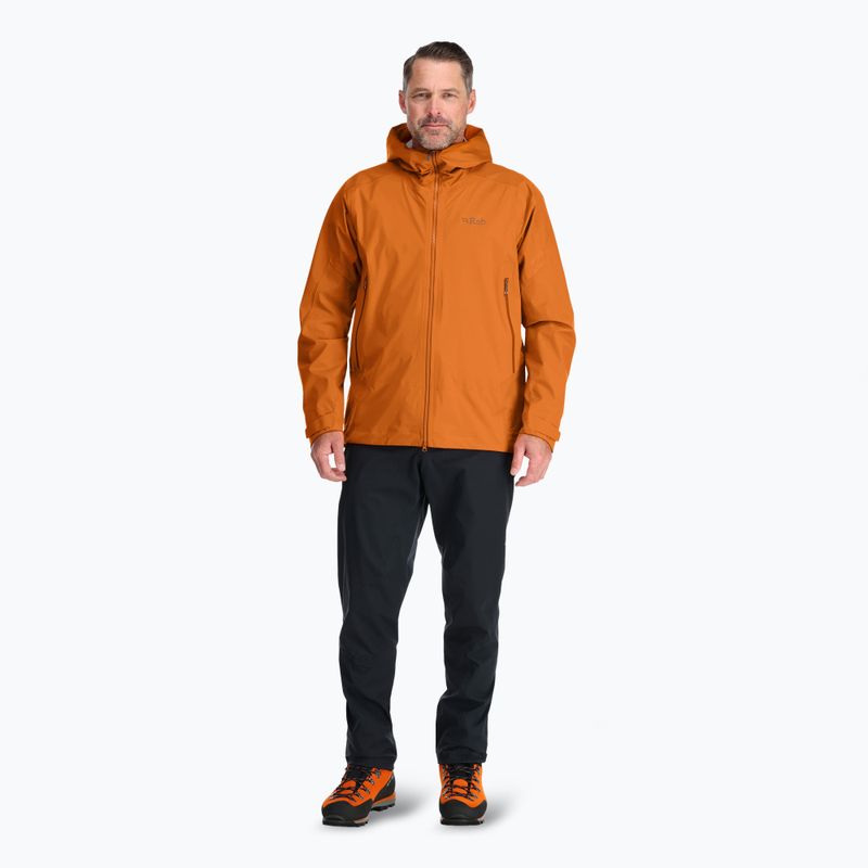 Куртка дощовик чоловіча Rab Kinetic Alpine 2.0 marmalade 2