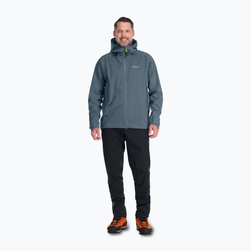 Куртка дощовик чоловіча Rab Kinetic Alpine 2.0 orion blue 2