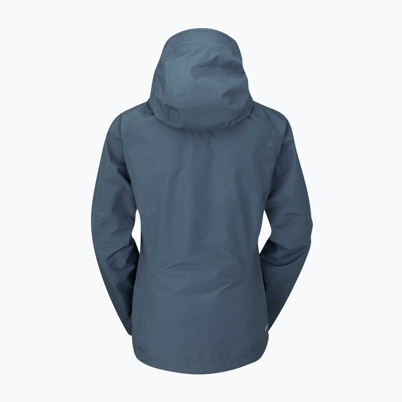 Куртка дощовик жіноча Rab Namche Paclite блакитна QWH-60 5