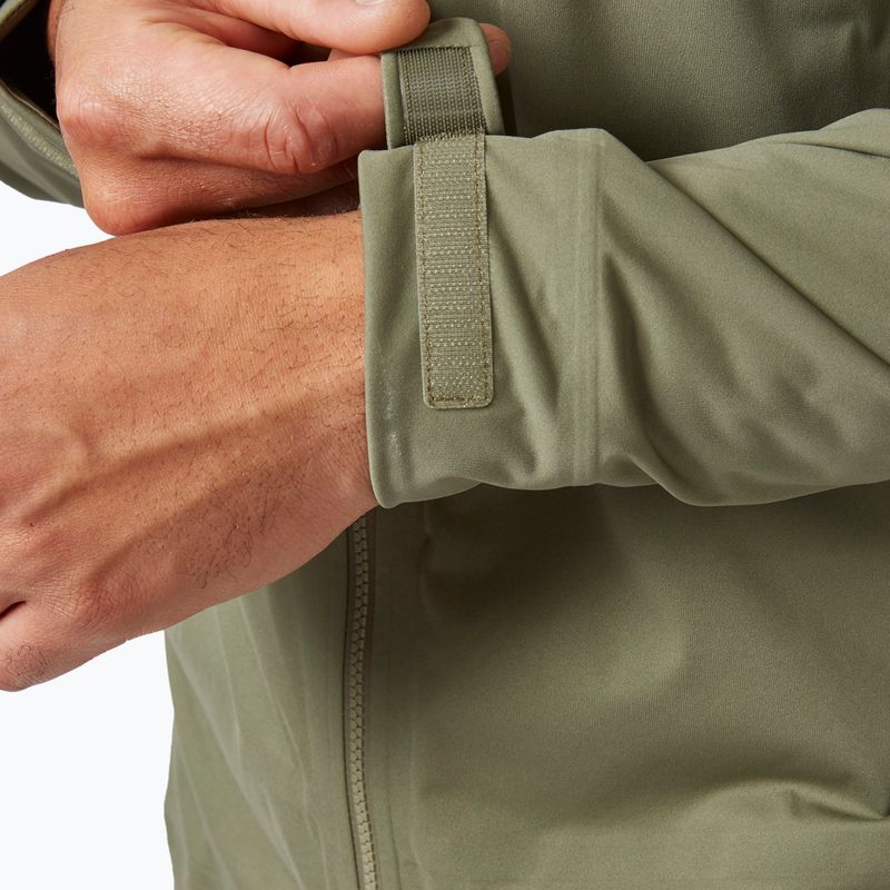 Куртка дощовик чоловіча Rab Kinetic 2.0 хакі QWG-74 5