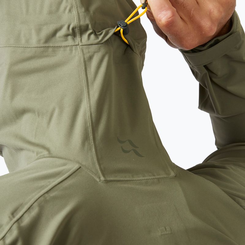 Куртка дощовик чоловіча Rab Kinetic 2.0 хакі QWG-74 7