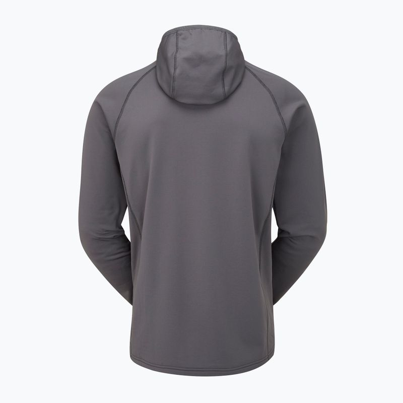Чоловіча толстовка Rab Superflux Hoody graphene/firecracker 10