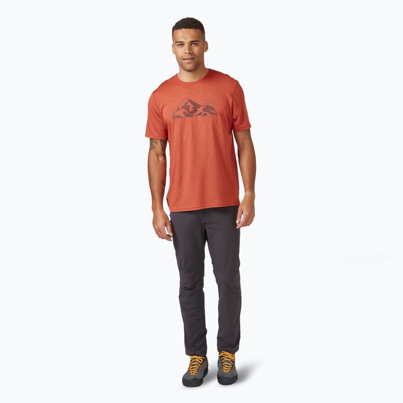 Футболка чоловіча Rab Mantle Mountain Tee red clay 2