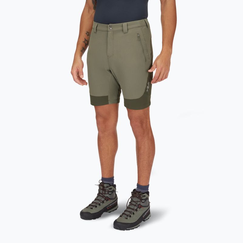 Шорти чоловічі Rab Torque Mountain light khaki/army 4