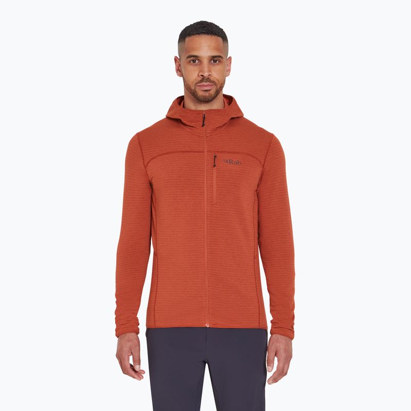 Кофта чоловіча Rab Ascendor Light Hoody tuscan red