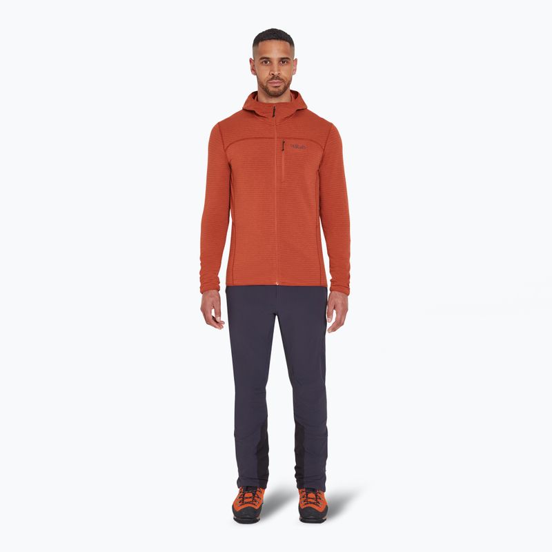 Кофта чоловіча Rab Ascendor Light Hoody tuscan red 2